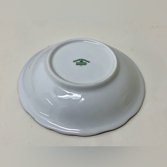 Vintage Discontinued Johann Haviland Blue Garland Dessert Fruit Sauce Bowl - Picture 6 of 14